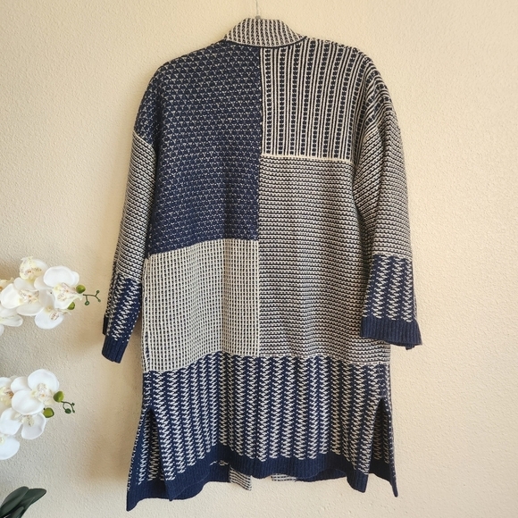 Madewell Collage Wool Cardigan Sweater - Picture 4 of 7
